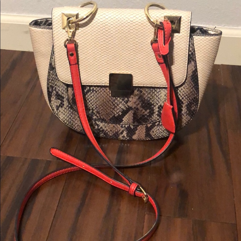 Aldo snake print crossbag